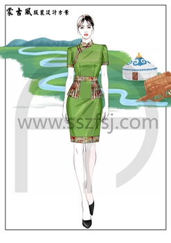 蒙古风服装设计方案4