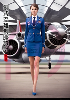 制式空姐制服3