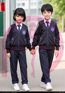 小学生春秋夹克校服2