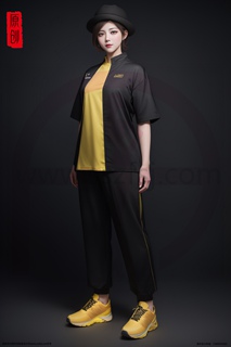 时尚国潮风服务员5