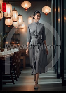 高端中餐服务员4