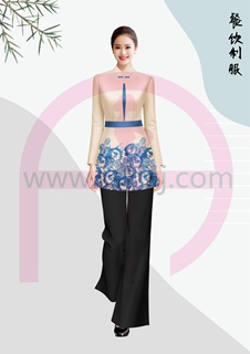 时尚中餐服务员4